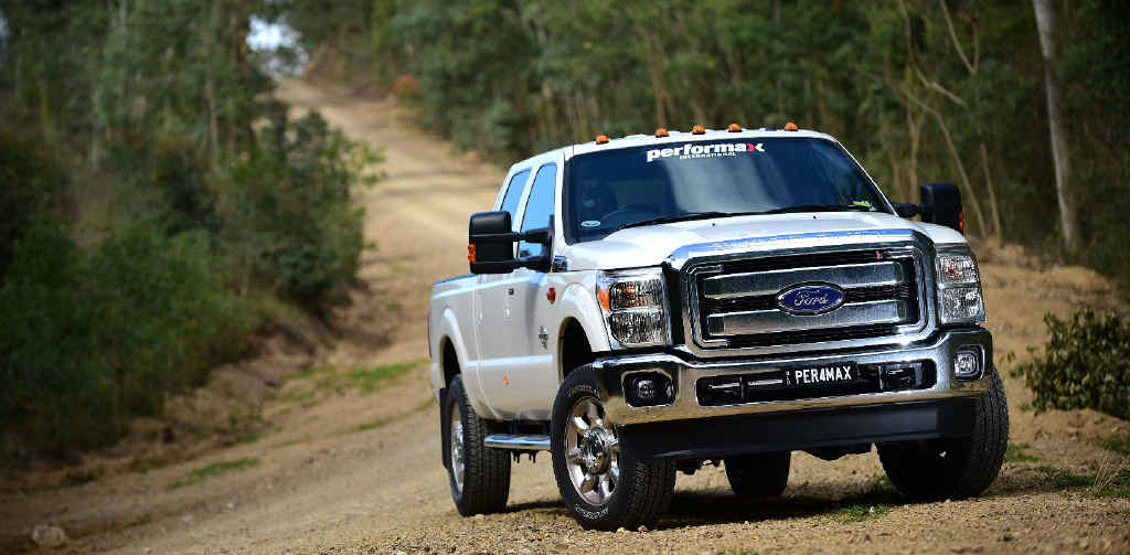 GO ANYWHERE: Performax-converted Ford F-250 Lariat is at home off the bitumen. GO ANYWHERE: Performax-converted Ford F-250 Lariat is at home off the bitumen.